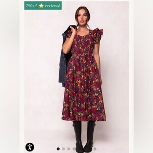 Ivy city co Hattie dress midnight floral 3x